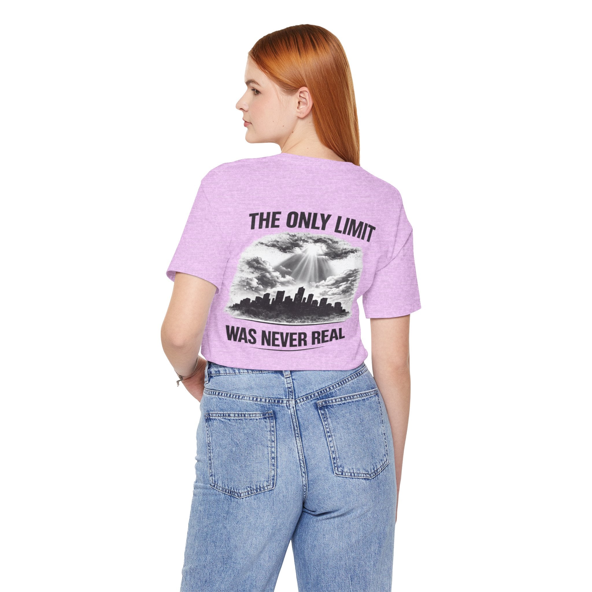 "No Ceiling / The Only Limit Was Never Real" Inspirational Graphic Tee