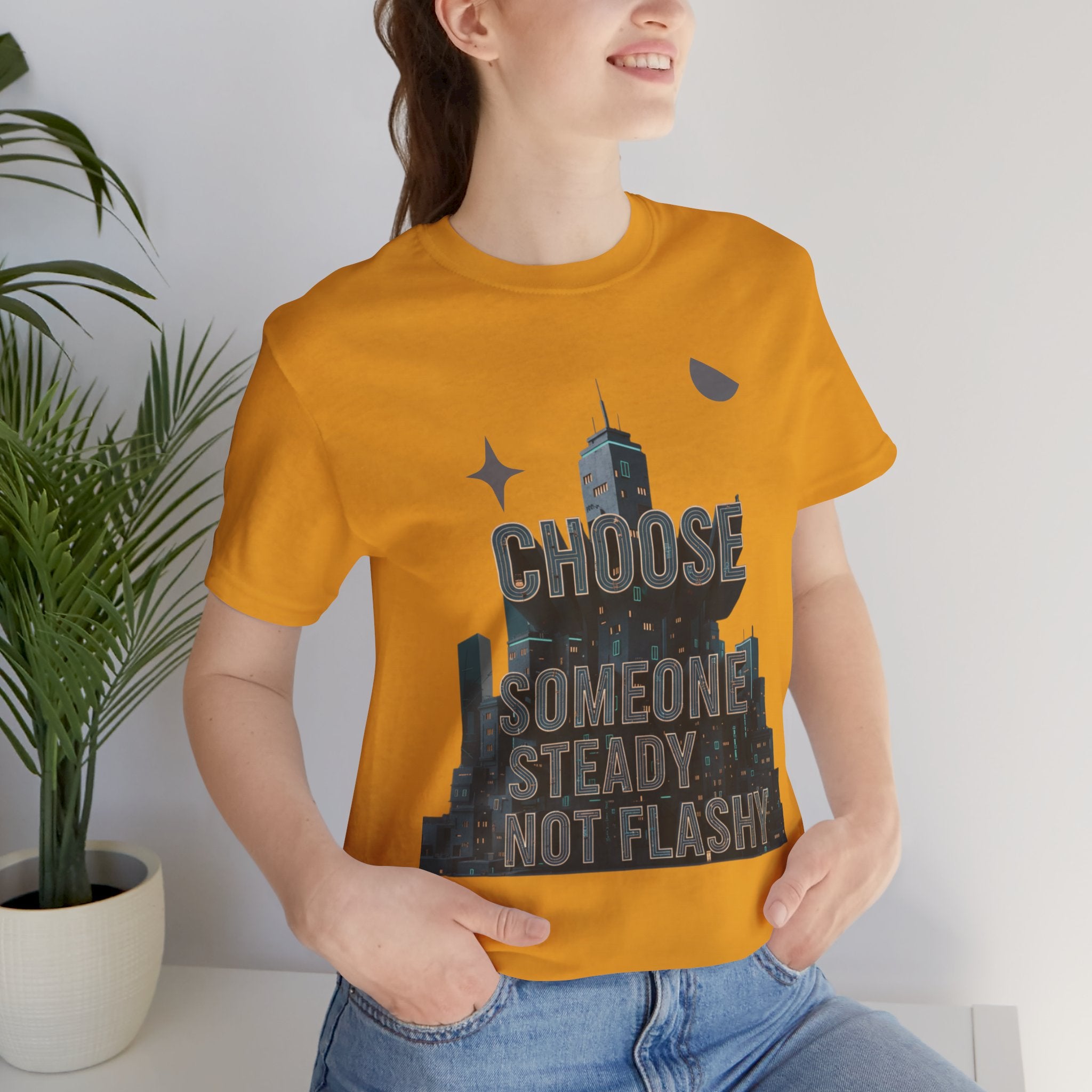 Art Deco cityscape tee