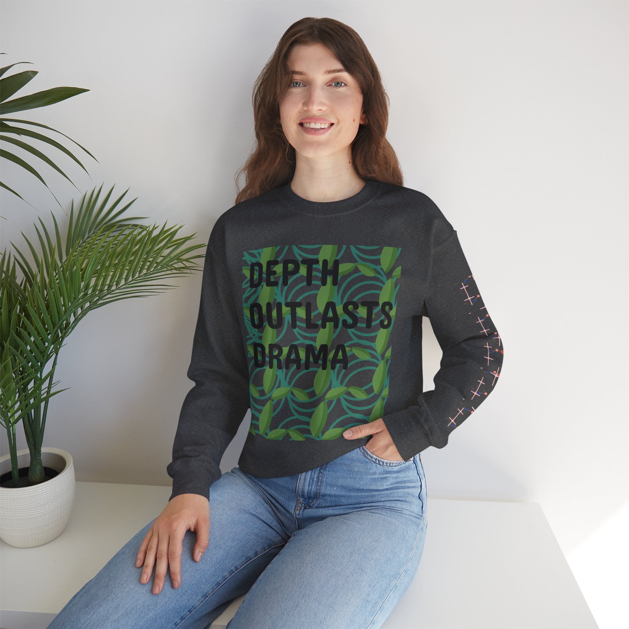 Depth outlast drama Unisex Heavy Blend™ Crewneck Sweatshirt