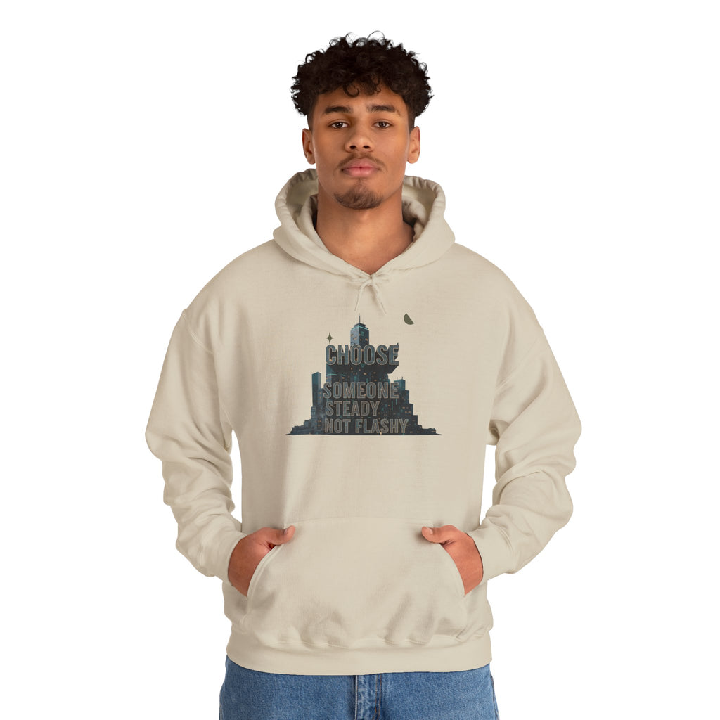 Neo‑Deco Chrome Geometry Hoodie | Art Deco pattern, chrome accents