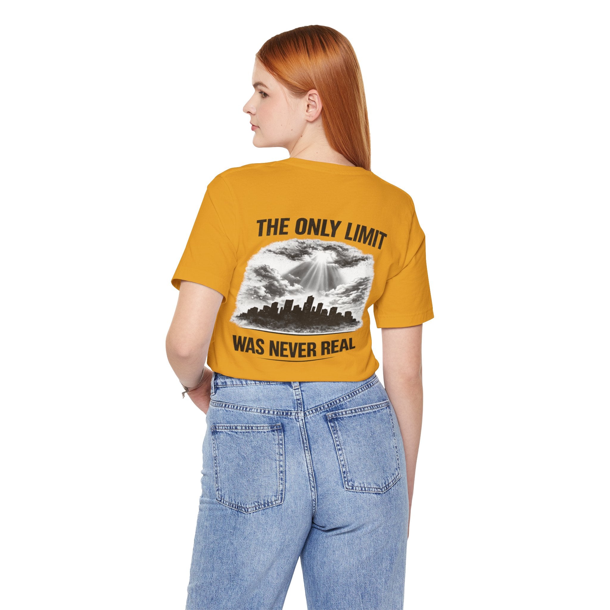"No Ceiling / The Only Limit Was Never Real" Inspirational Graphic Tee
