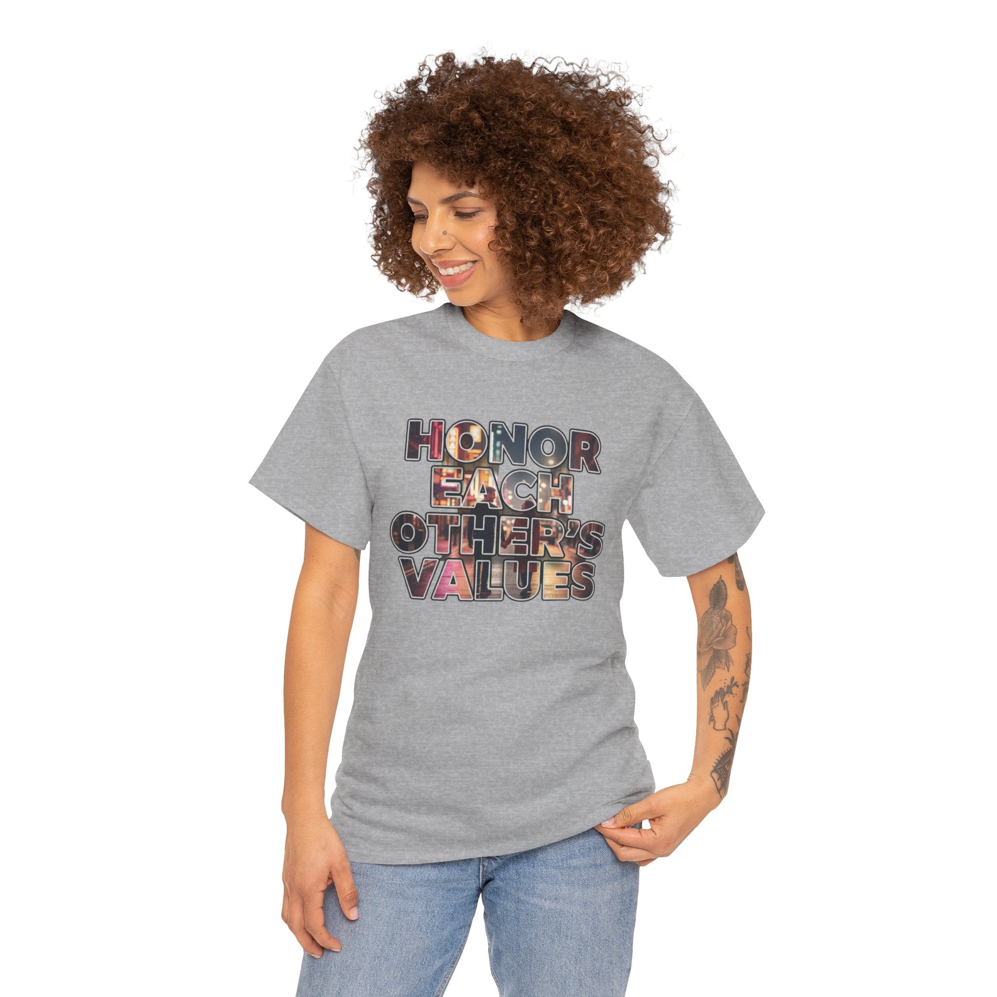 Honor Each Other’s Values T-Shirt — Respect & Unity Graphic Tee