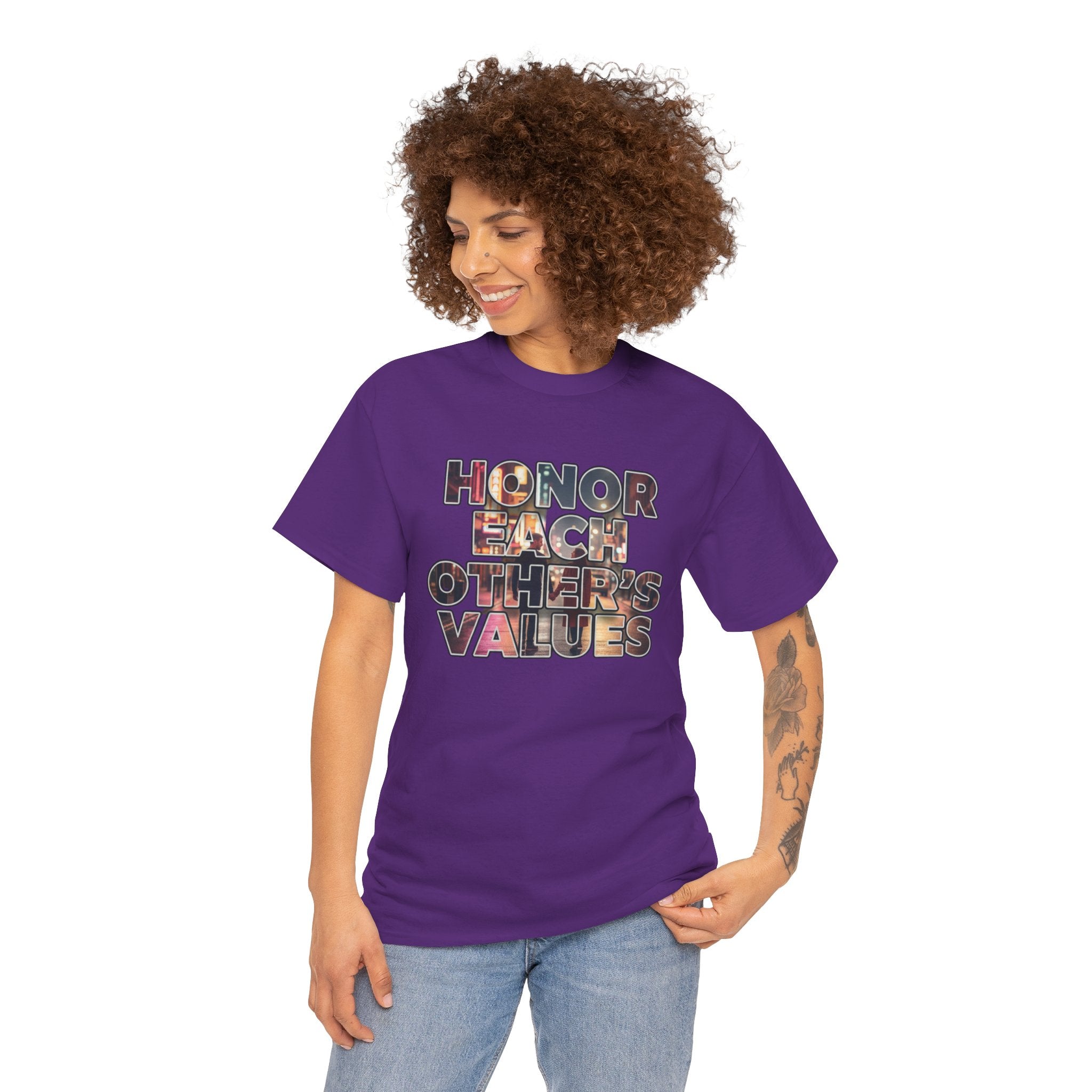 Honor Each Other’s Values T-Shirt — Respect & Unity Graphic Tee