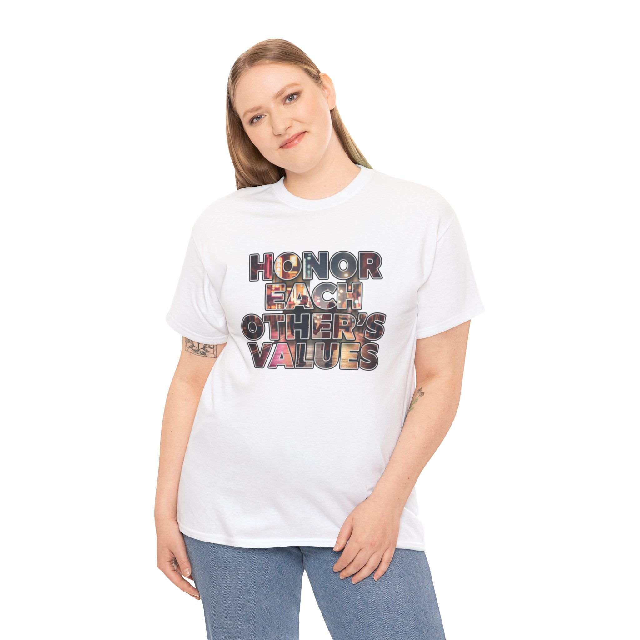 Honor Each Other’s Values T-Shirt — Respect & Unity Graphic Tee