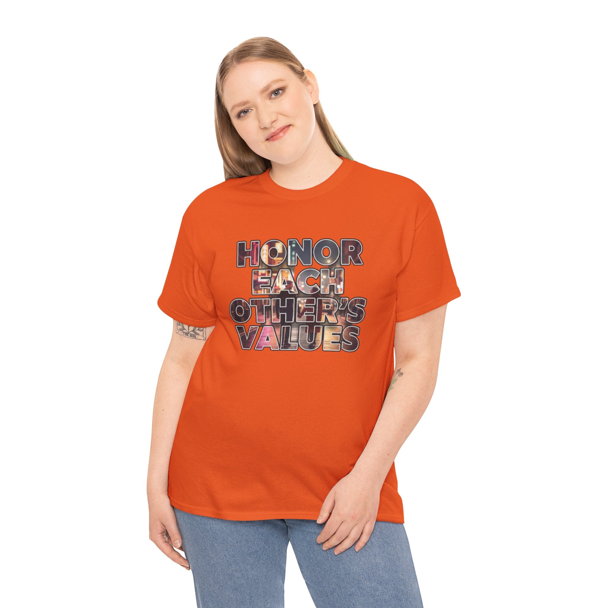 Honor Each Other’s Values T-Shirt — Respect & Unity Graphic Tee