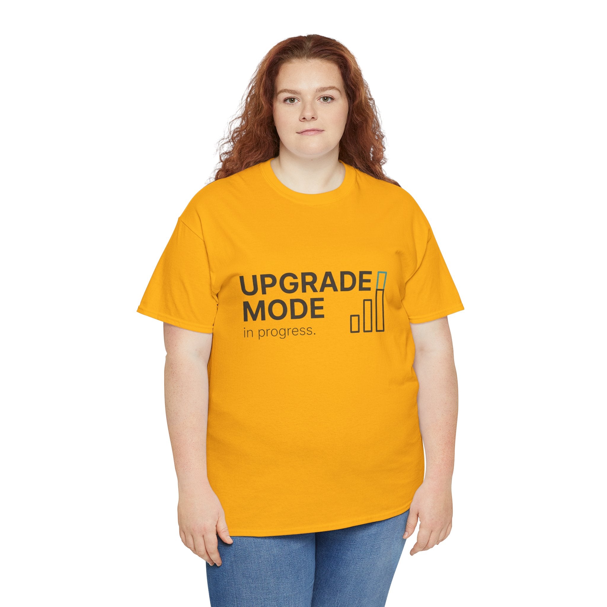 "Upgrade Mode" Motivational Tee (front: Upgrade Mode, back: Becoming better than before)