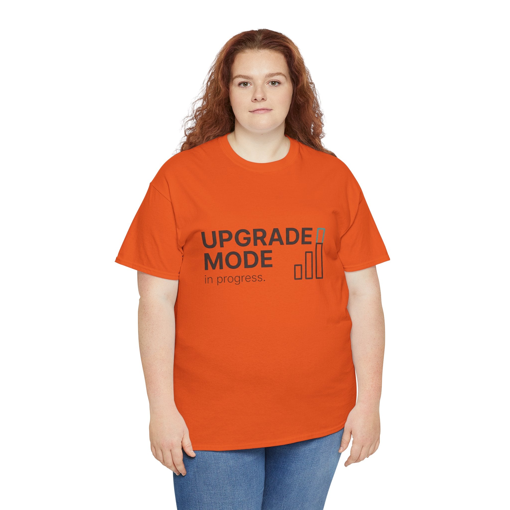 "Upgrade Mode" Motivational Tee (front: Upgrade Mode, back: Becoming better than before)