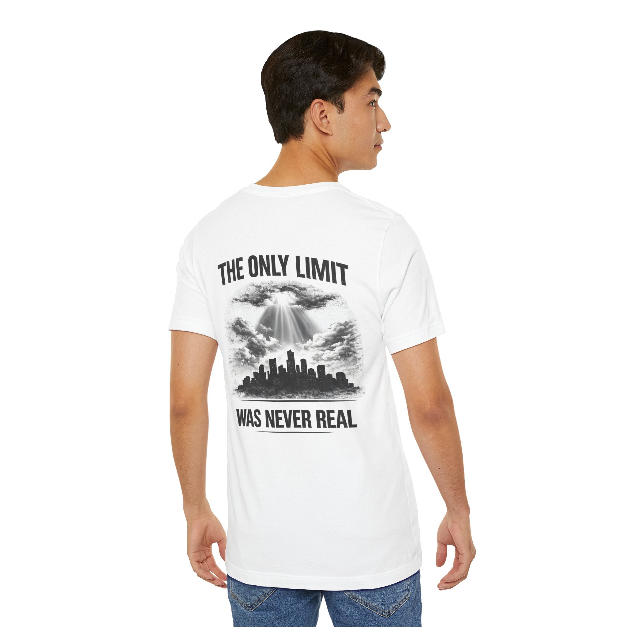"No Ceiling / The Only Limit Was Never Real" Inspirational Graphic Tee